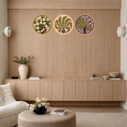 Vintage Botanical Wooden