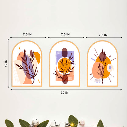 Whimsical Botanical Wall Art Set