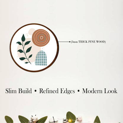 Nordic Botanical Circle Wall Décor Set