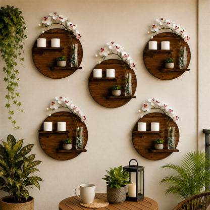 Round Wall Display Shelf