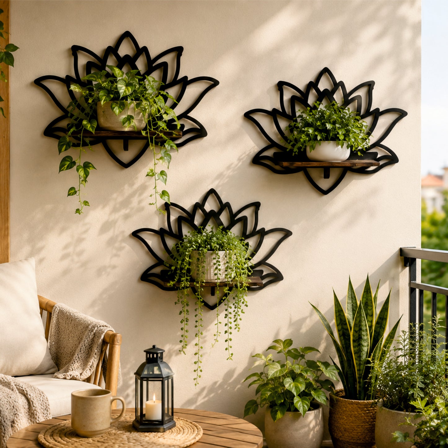 Lotus Wall Planter