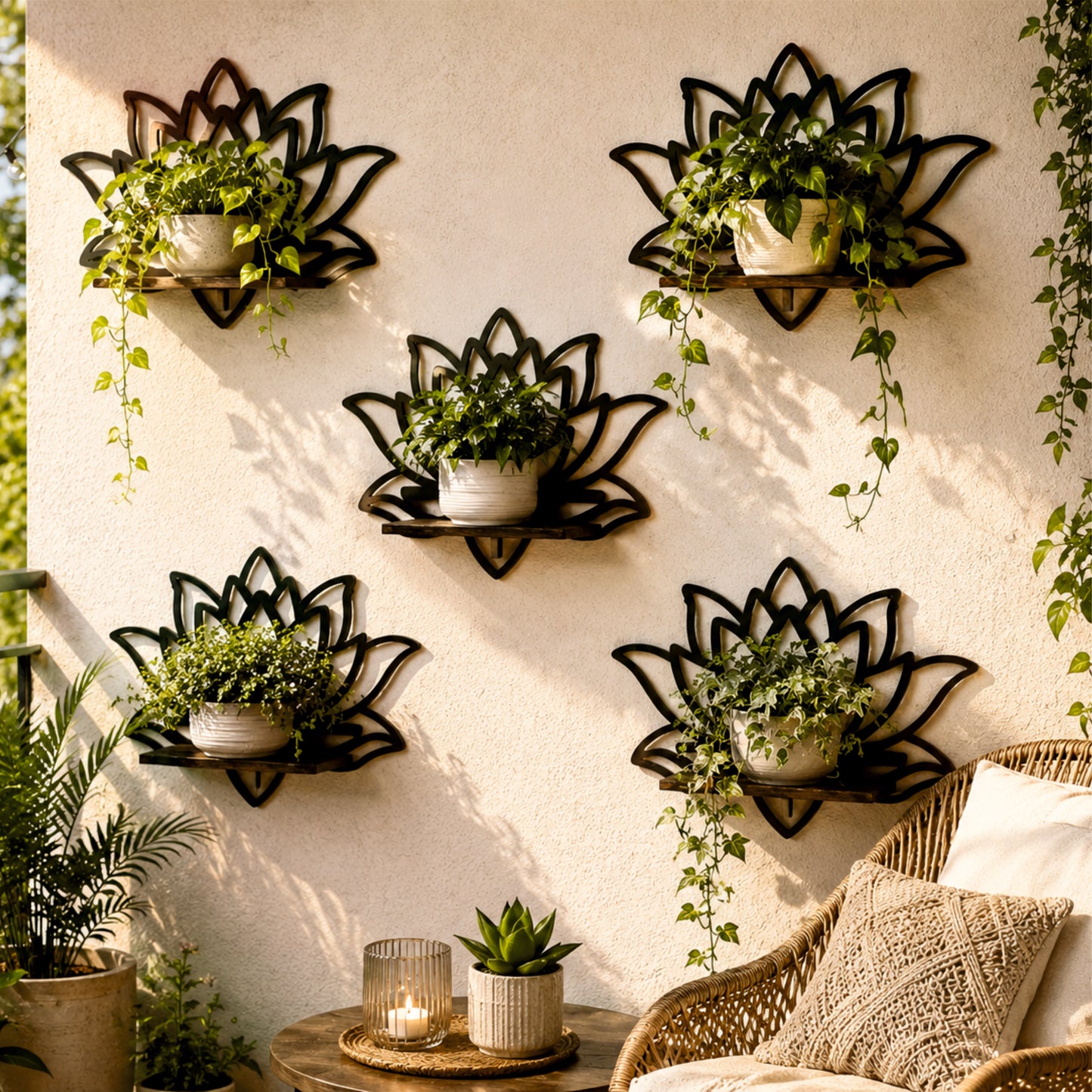 Lotus Wall Planter