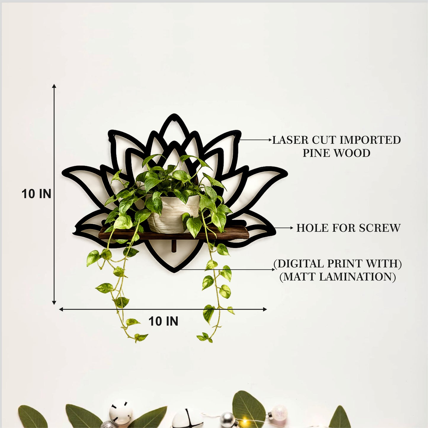 Lotus Wall Planter