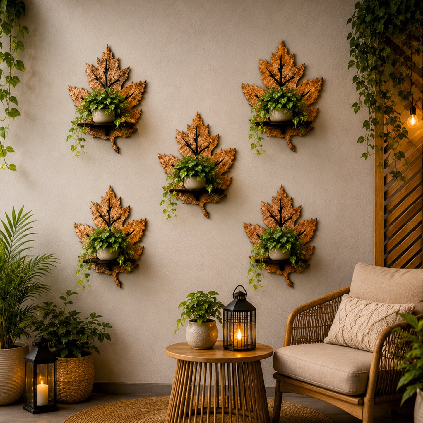 Floral Wall Planter