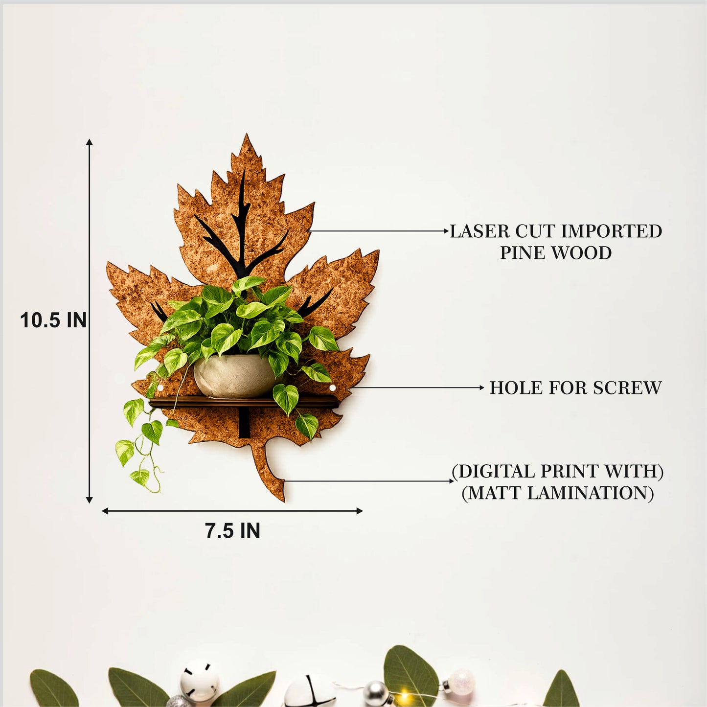 Floral Wall Planter