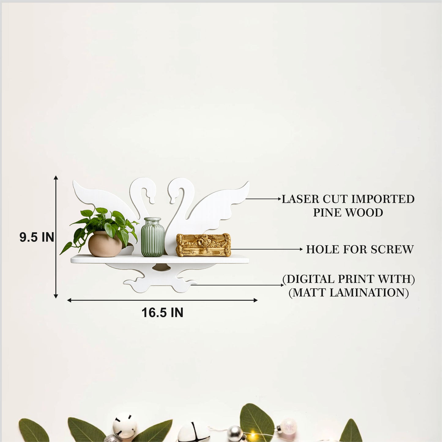 Swan Display Shelf
