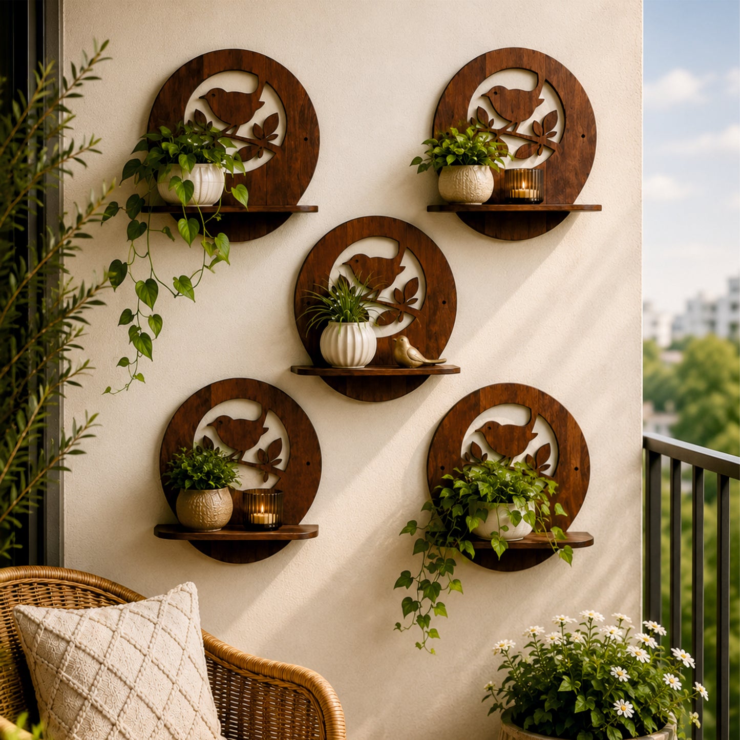 Bird Wall Shelf