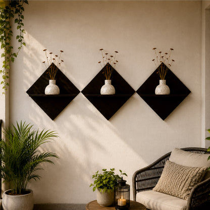 Diamond Wall Shelf