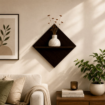 Diamond Wall Shelf