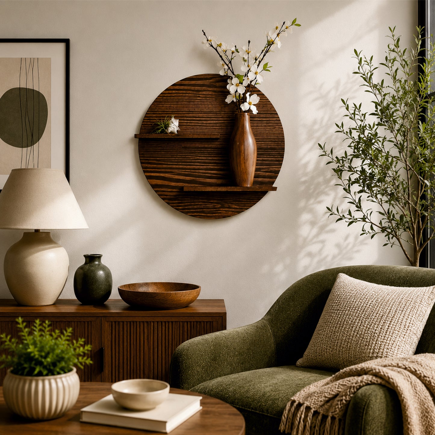 Circular Display Shelf