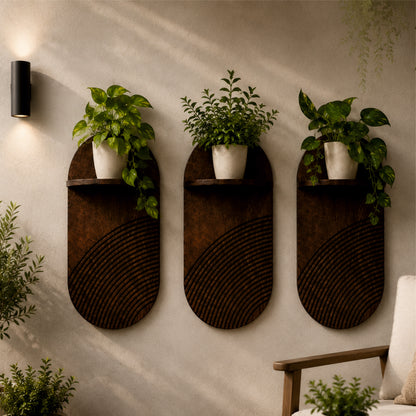 Arch Wall Mounted Wooden Planter