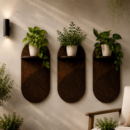 Arch Wall Mounted Wooden Planter