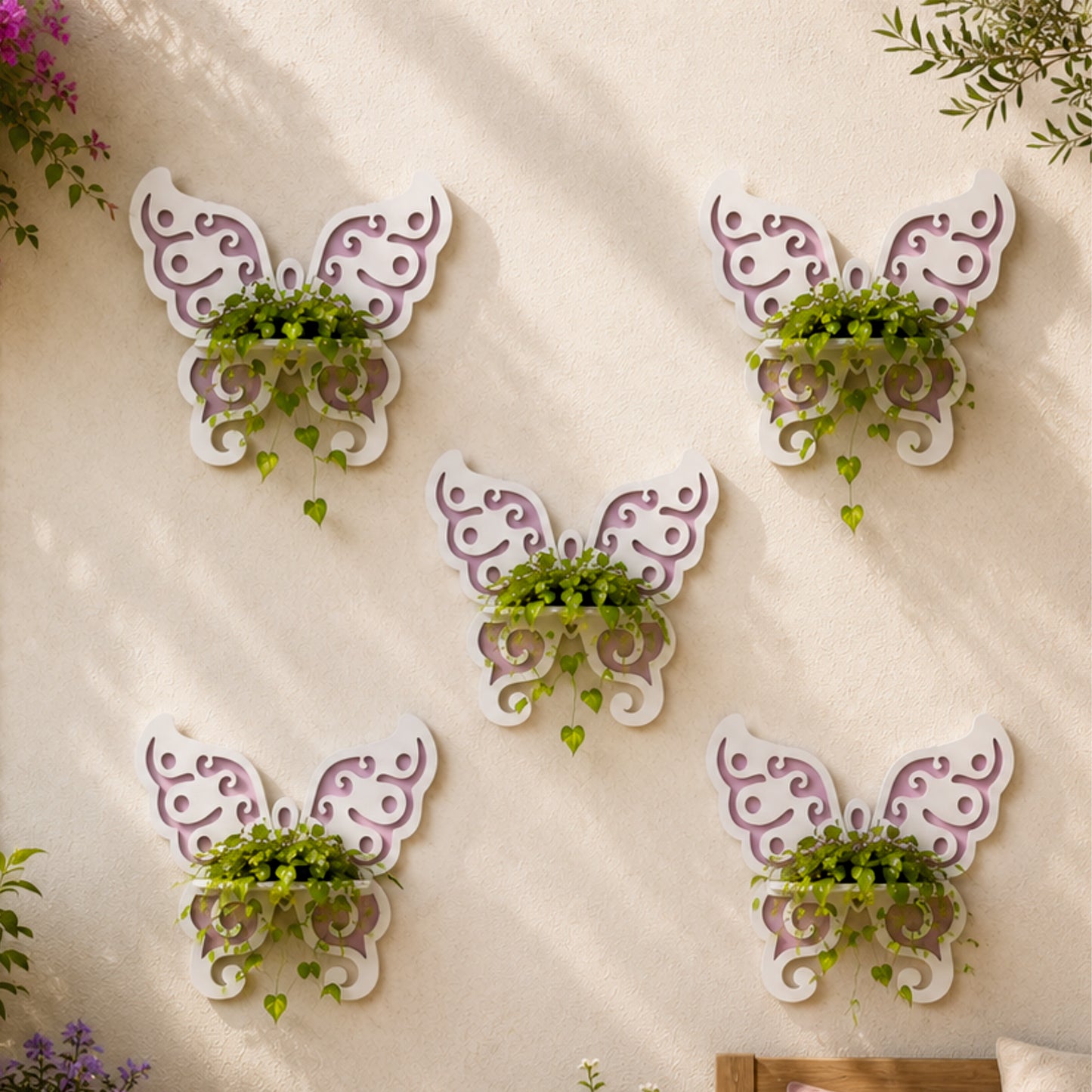 Butterfly Wing Wall Planter