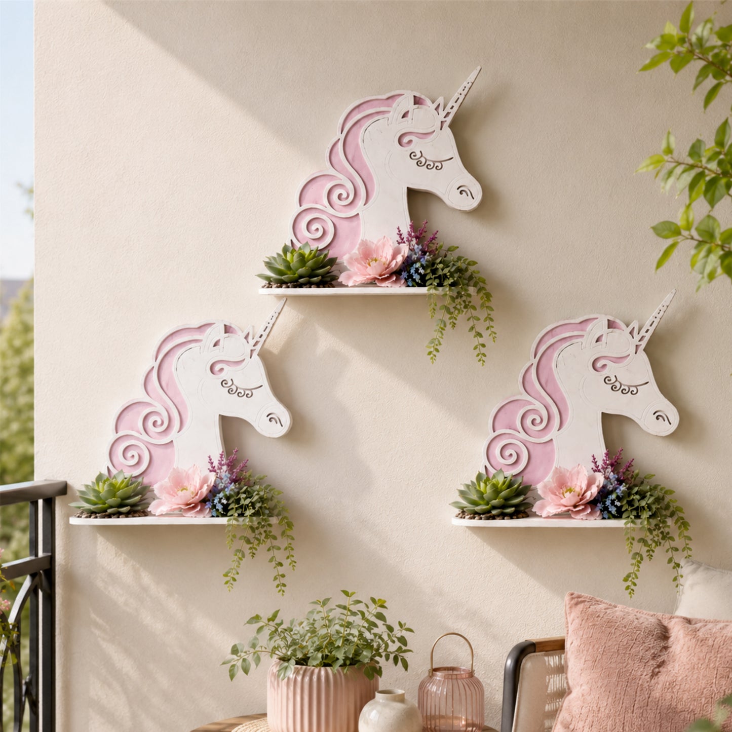 Uni-corna Wall Planter