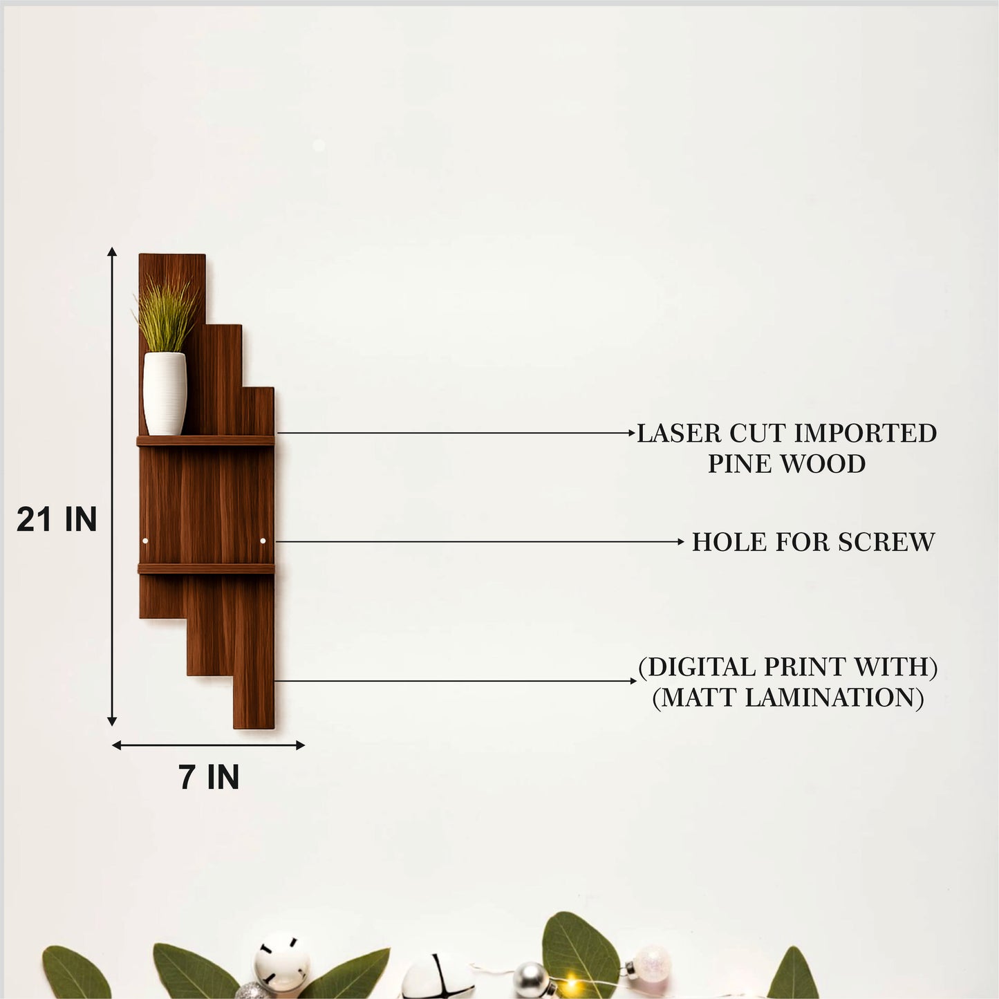 Step Line Wall Planter