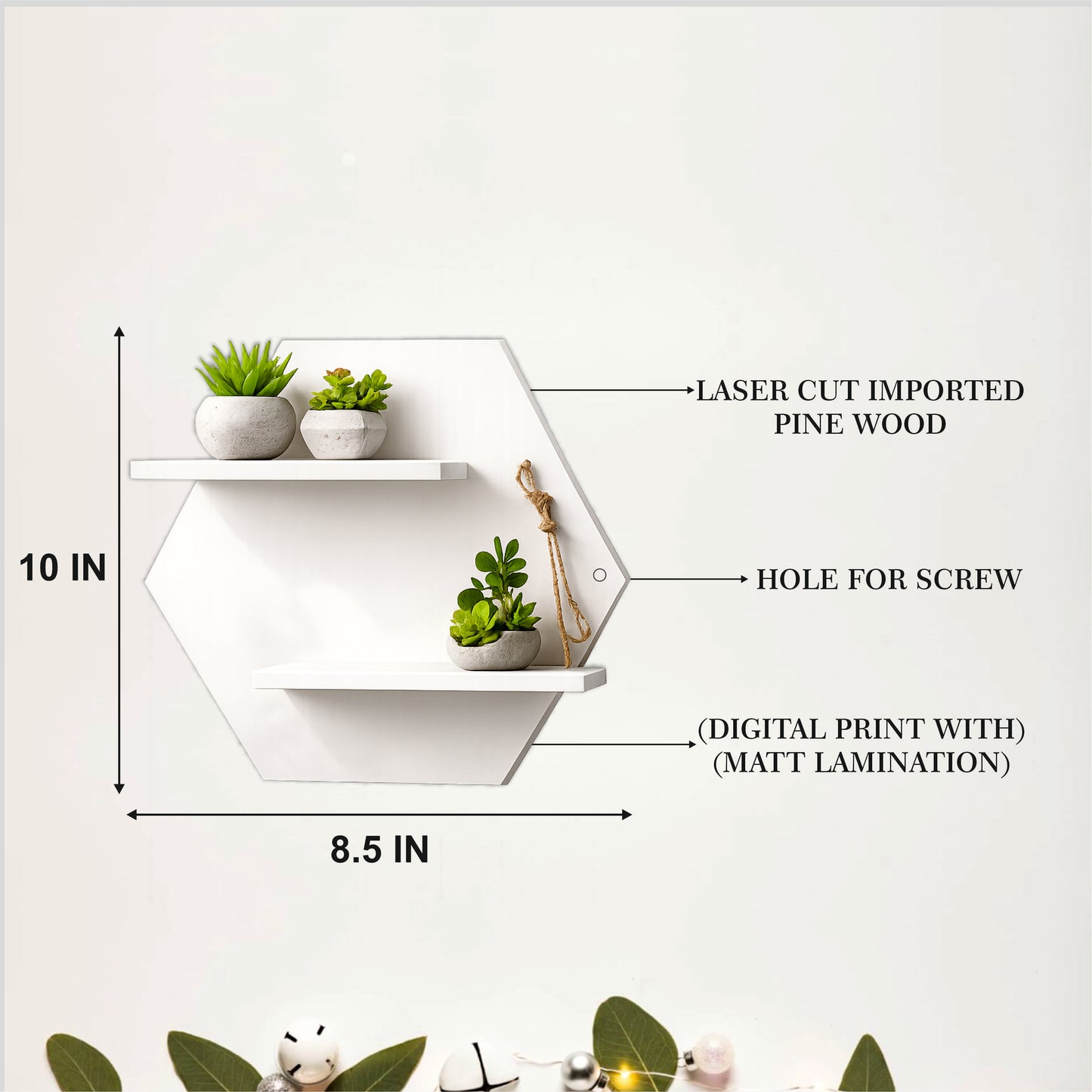 Hexora Wall Planter
