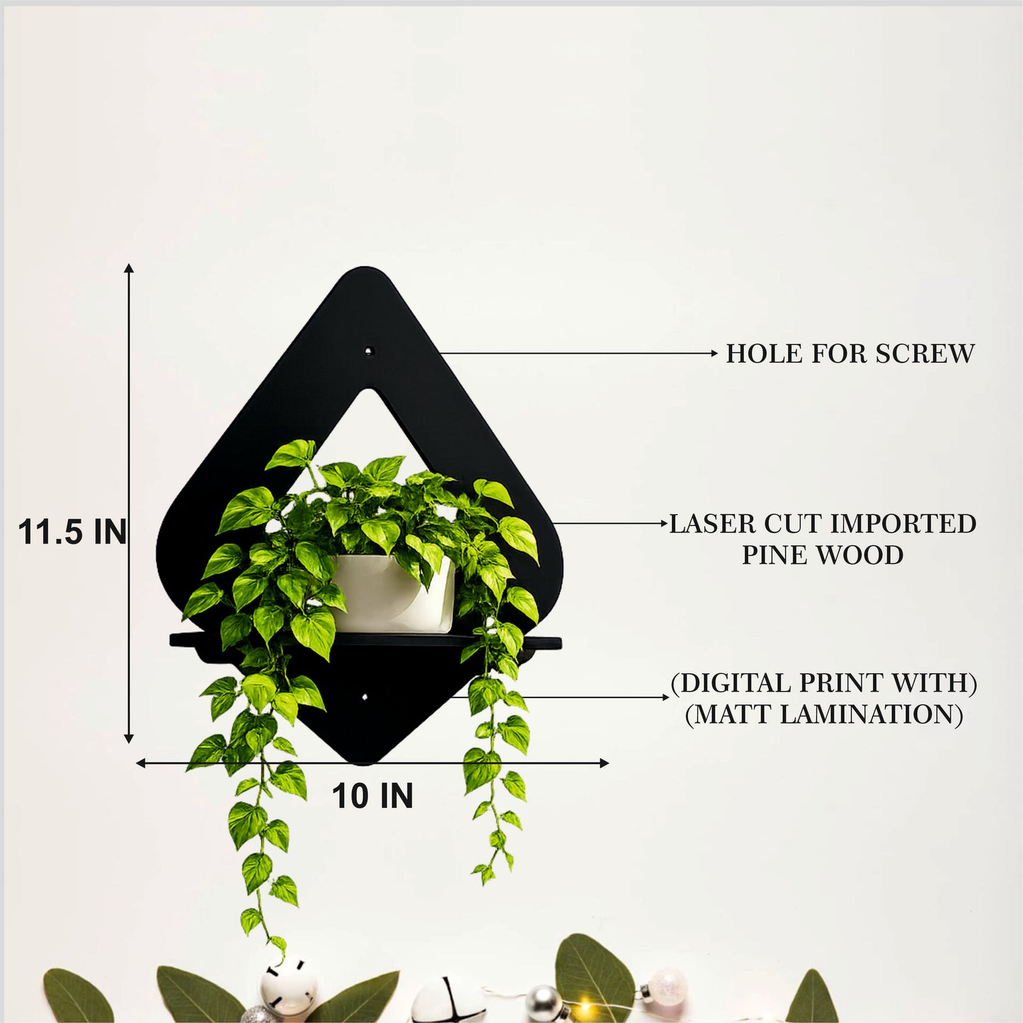 Diamond Nest Wall Planter