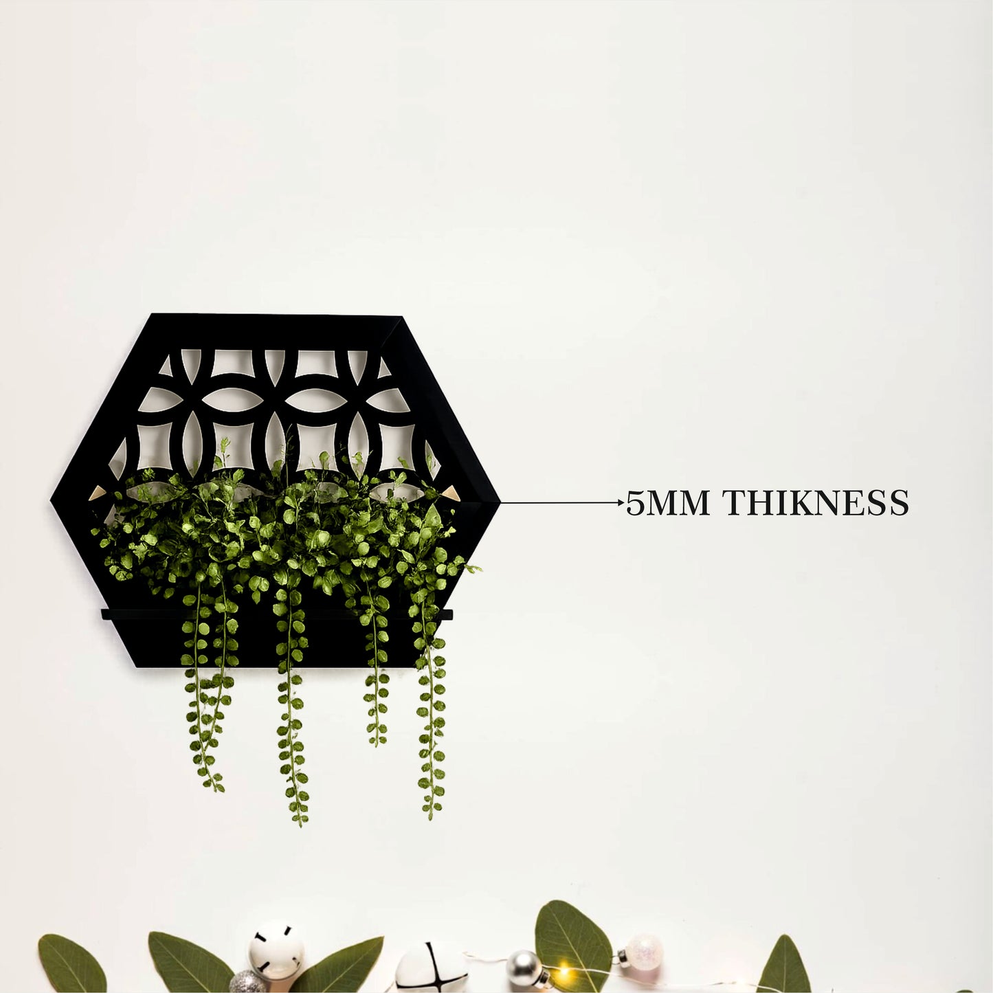Orna Hex Wall Planter