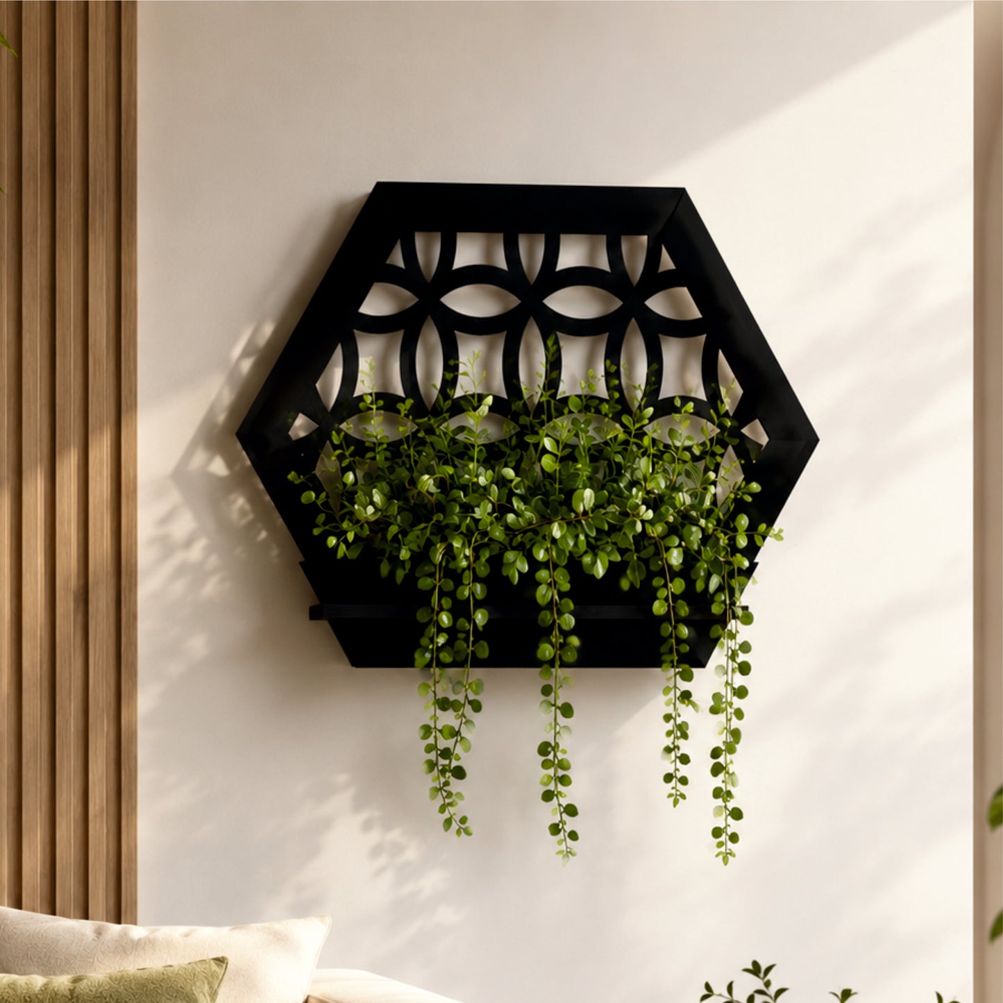 Orna Hex Wall Planter