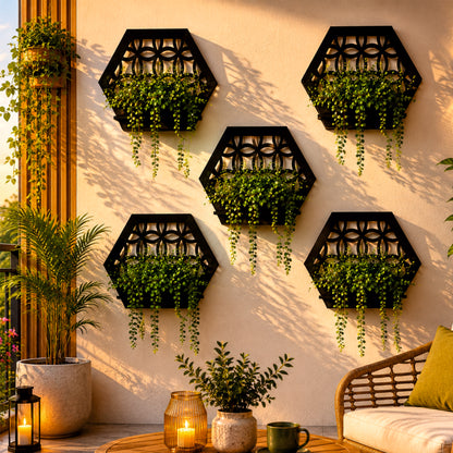 Orna Hex Wall Planter