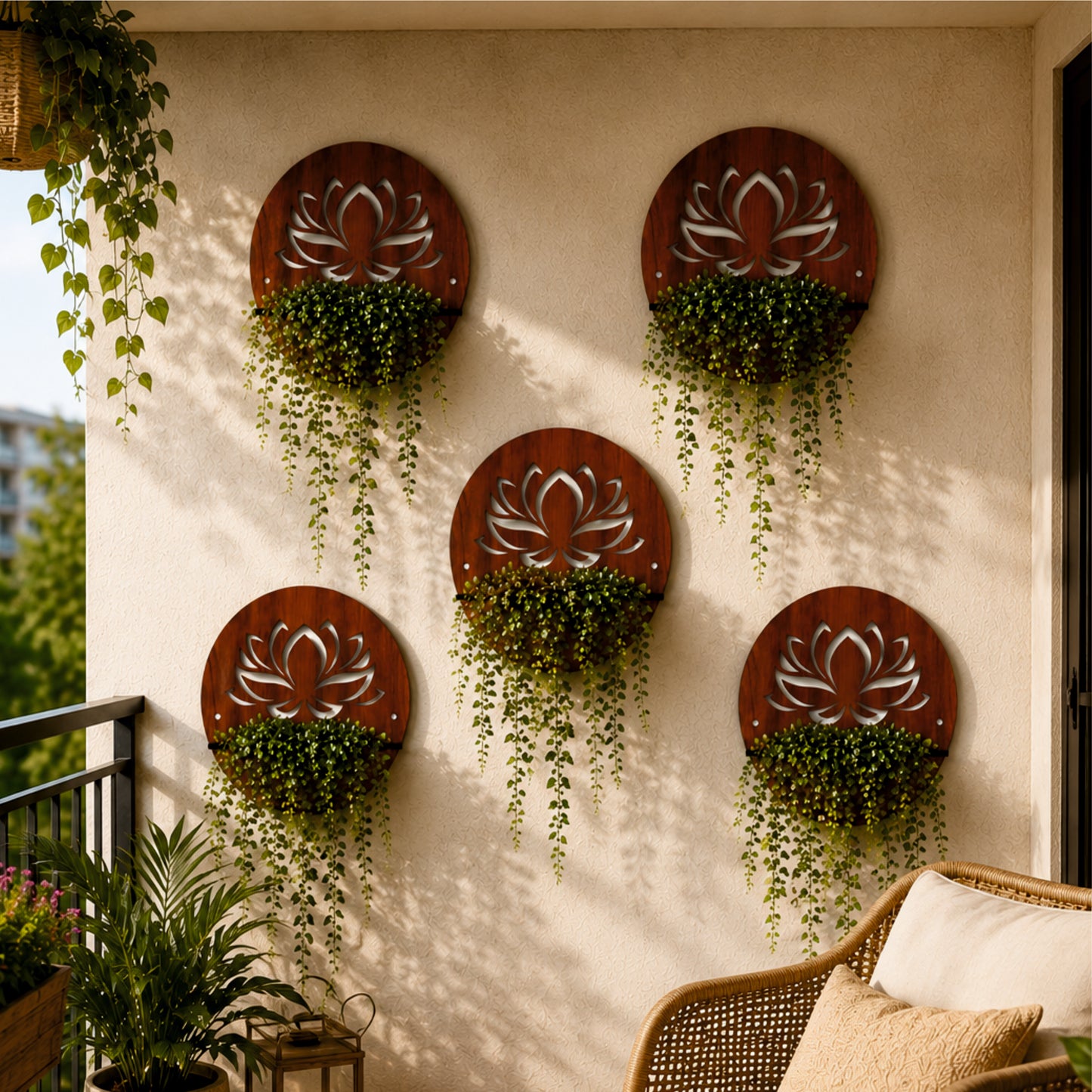 Lotus Aura Wall Planter