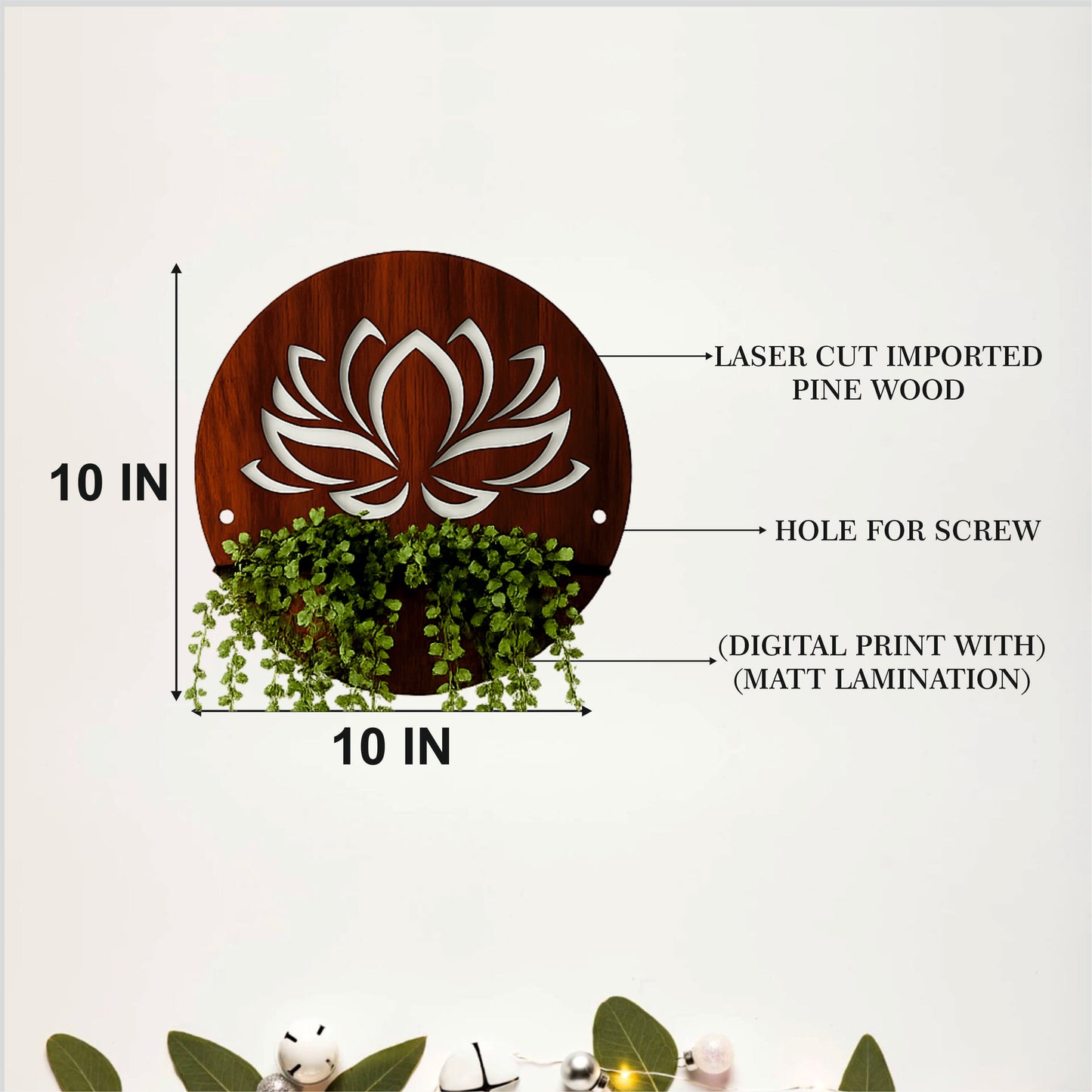 Lotus Aura Wall Planter