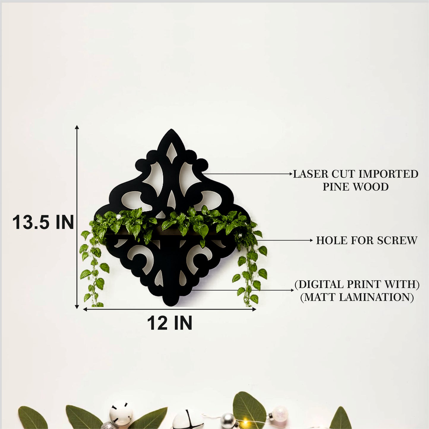Arabesque Wall Planter