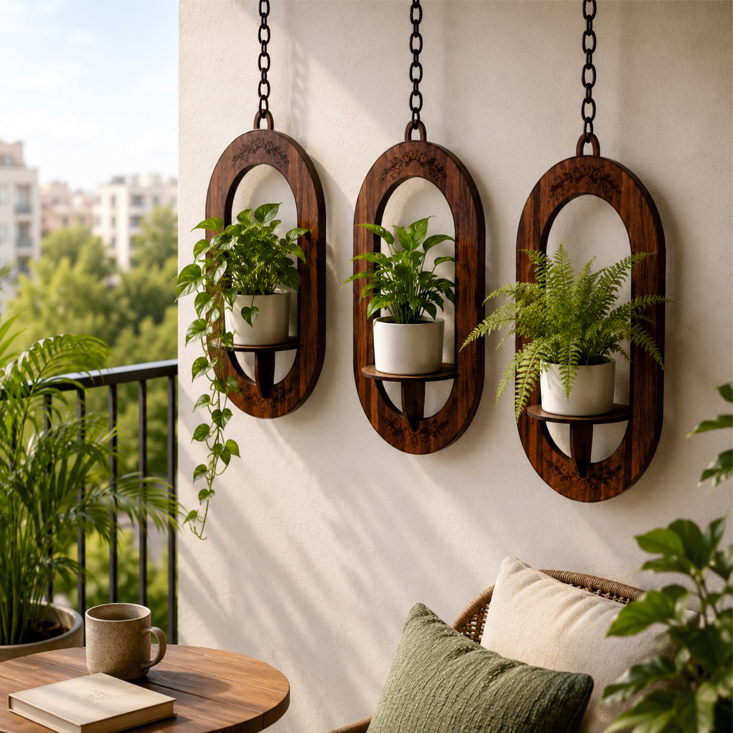 Ovala Hanging Wall Planter