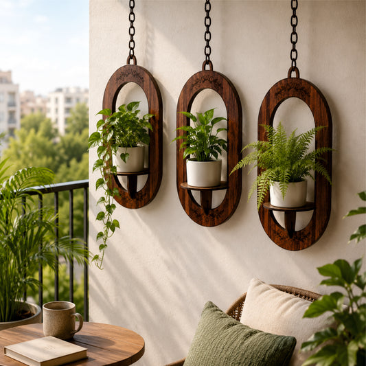 Ovala Hanging Wall Planter