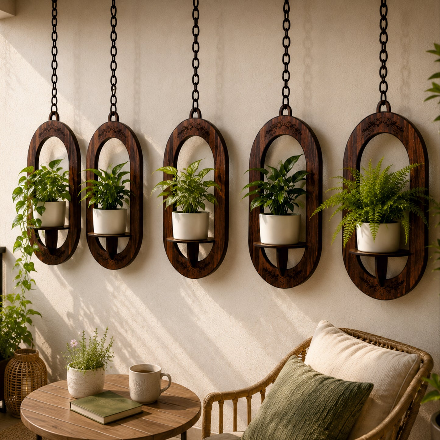 Ovala Hanging Wall Planter