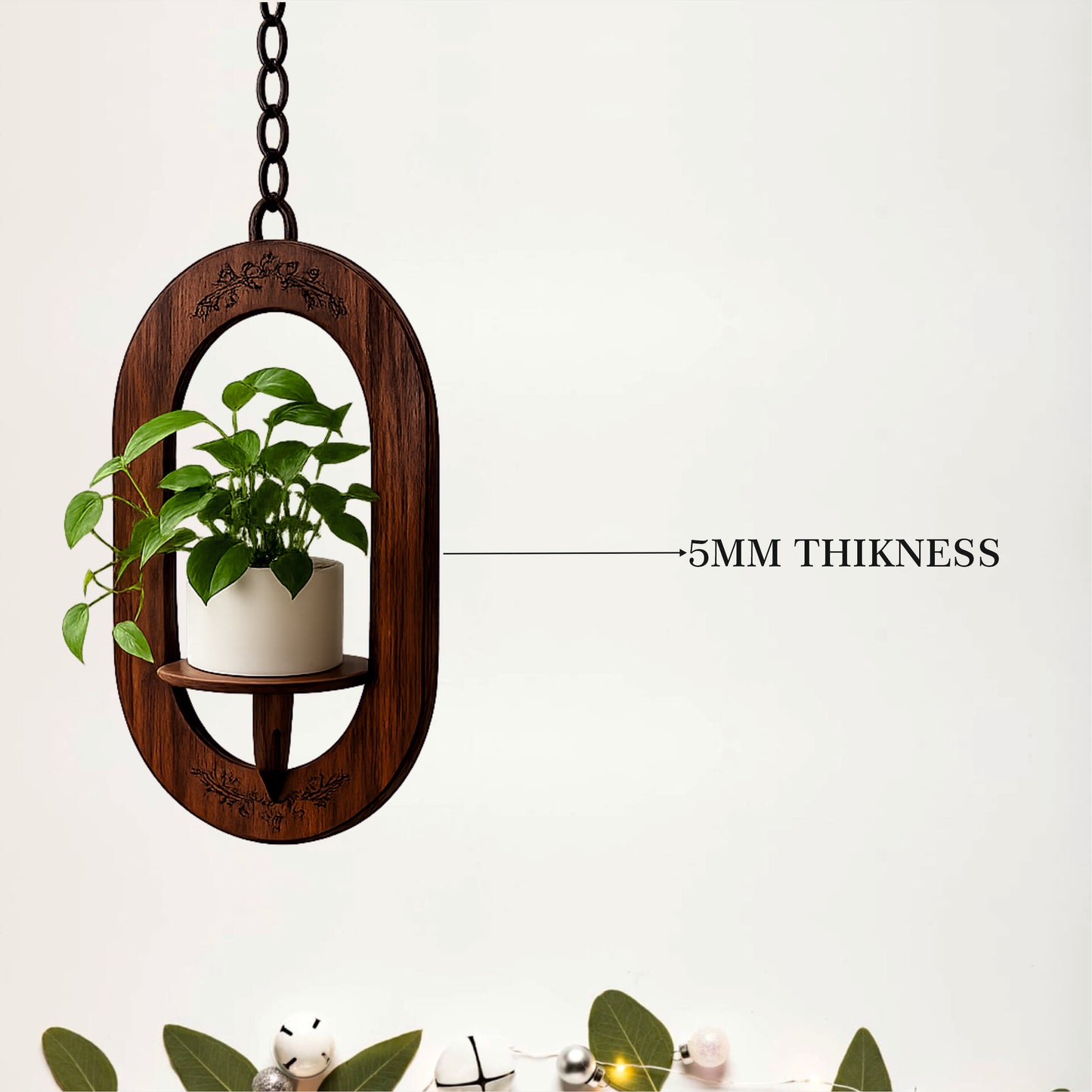 Ovala Hanging Wall Planter