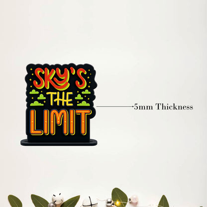 Sky's The Limit Inspirational Table Top Decor