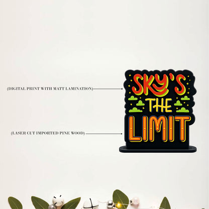 Sky's The Limit Inspirational Table Top Decor