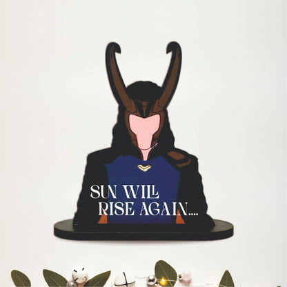 Sun Will Rise Again Superhero Inspired Table Top Decor