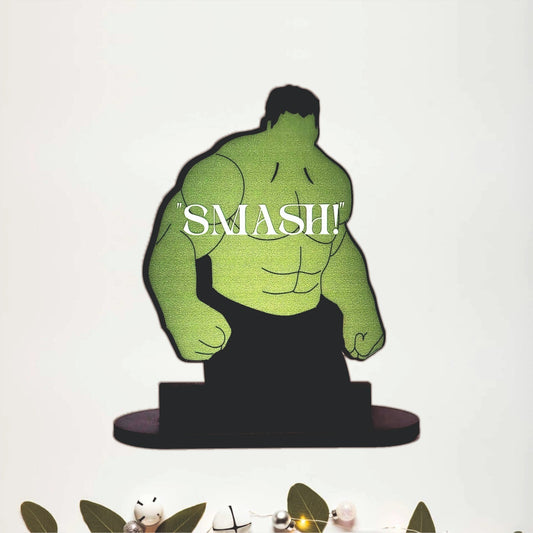 Smash! Hulk Inspired Superhero Table Top Decor