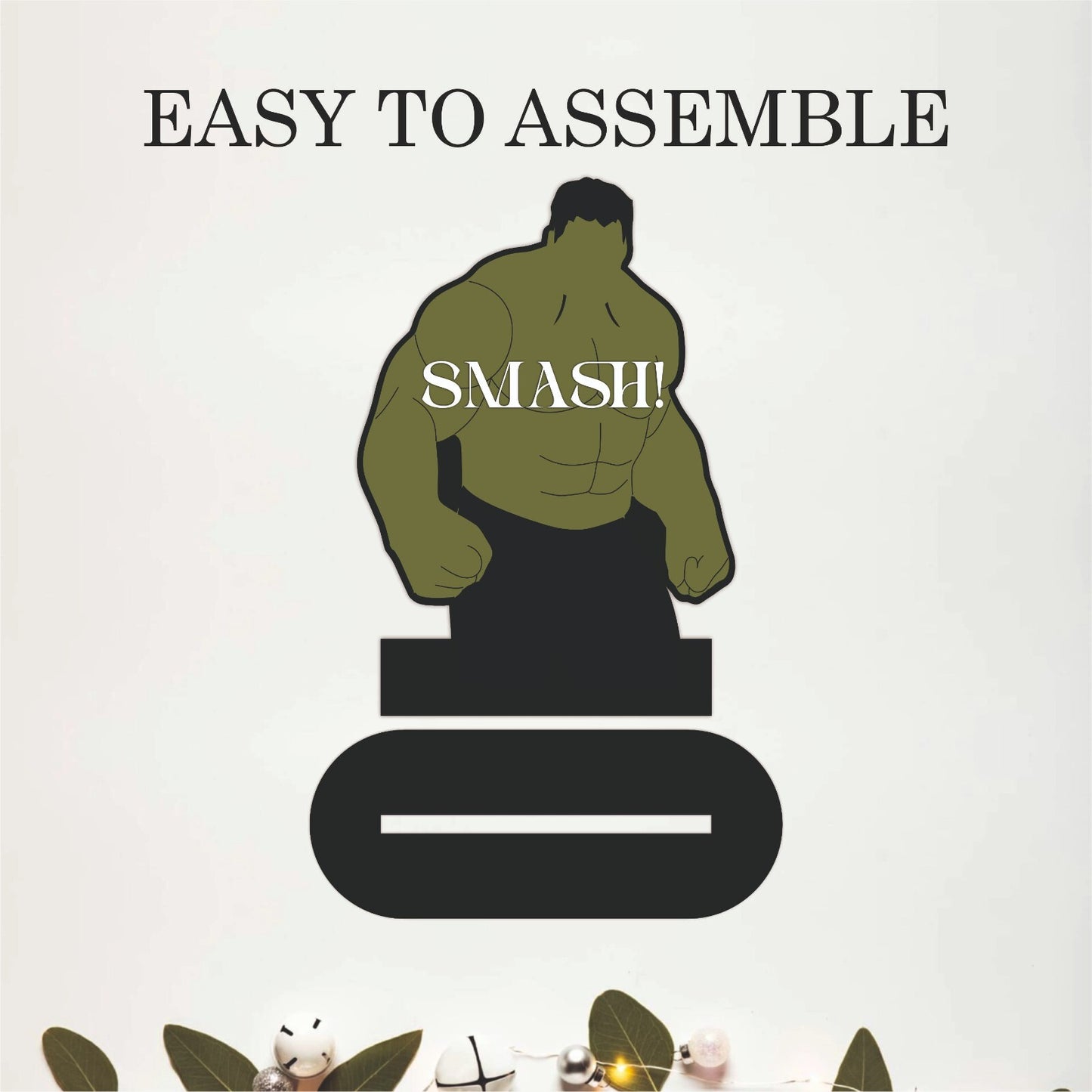Smash! Hulk Inspired Superhero Table Top Decor