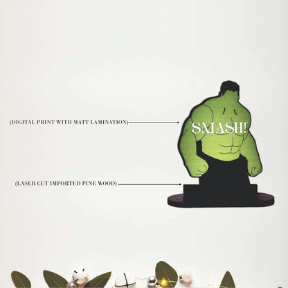 Smash! Hulk Inspired Superhero Table Top Decor