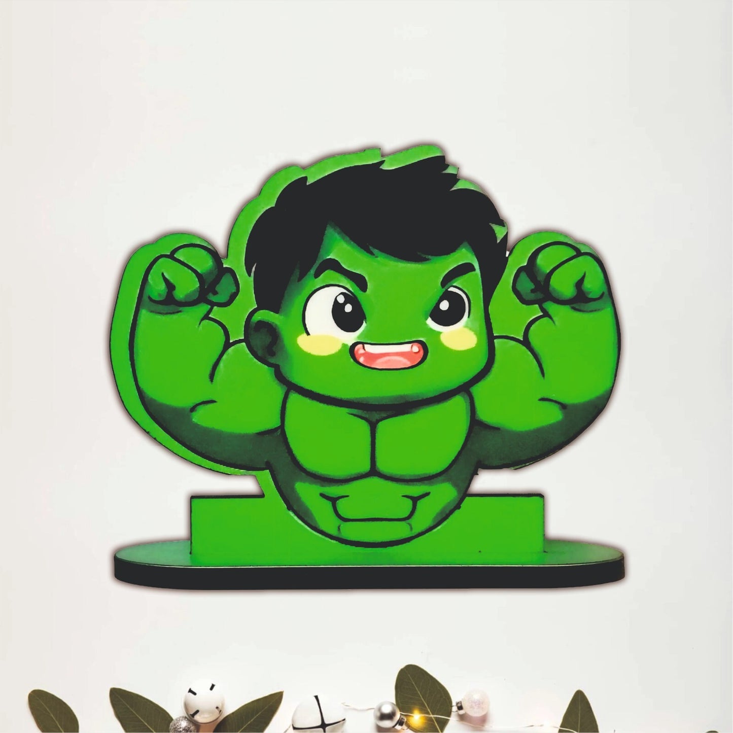Cute Hulk Superhero Table Top Decor