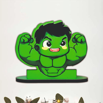 Cute Hulk Superhero Table Top Decor