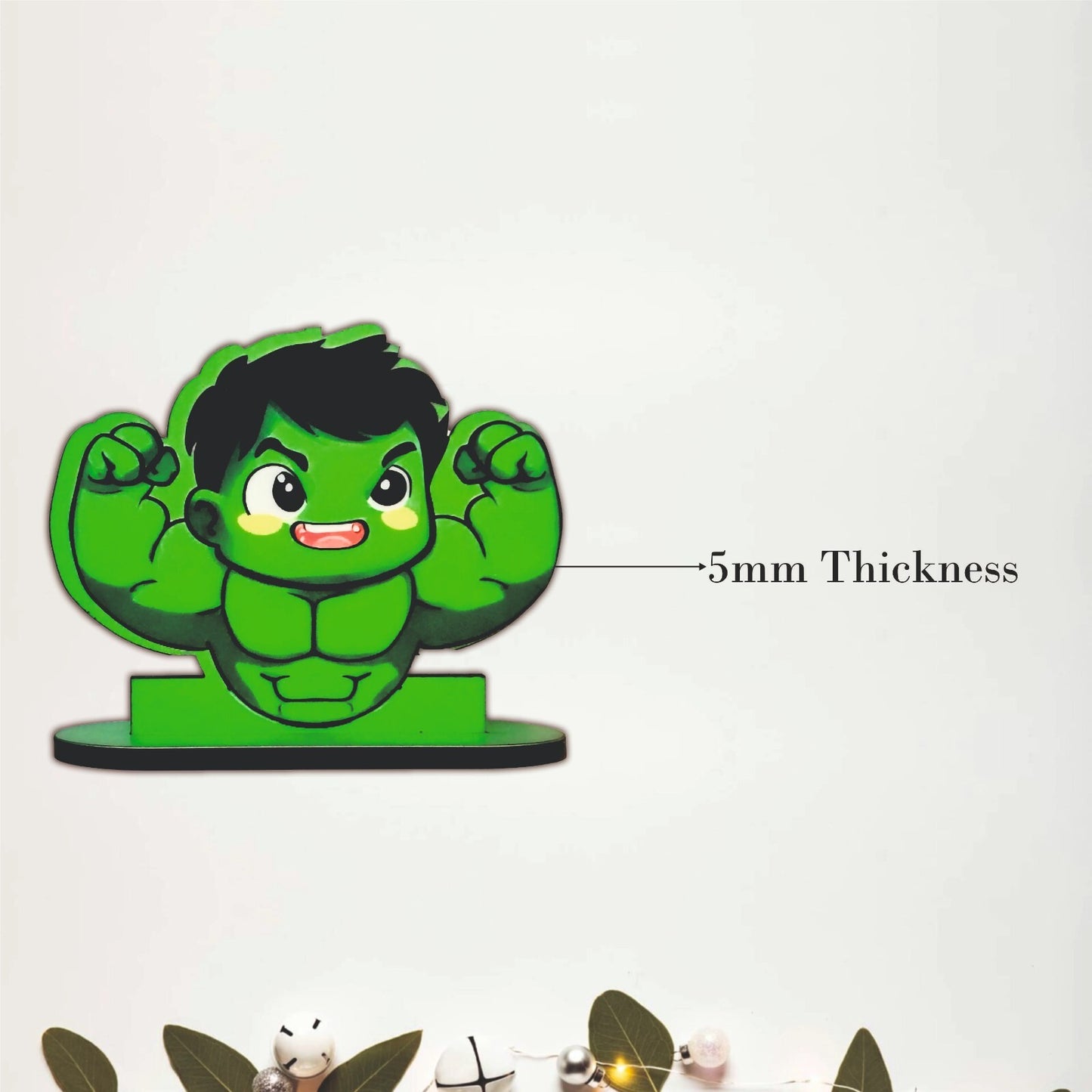 Cute Hulk Superhero Table Top Decor