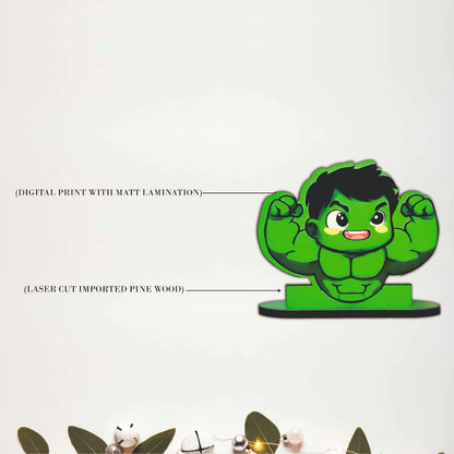 Cute Hulk Superhero Table Top Decor
