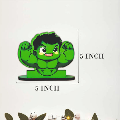 Cute Hulk Superhero Table Top Decor