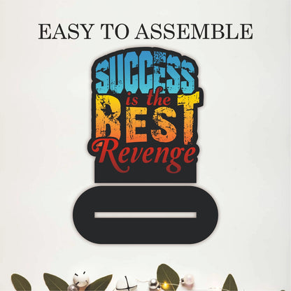 Success Is the Best Revenge Inspirational Table Top Decor