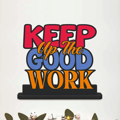 Get Shit Done Funny Motivational Table Top Decor