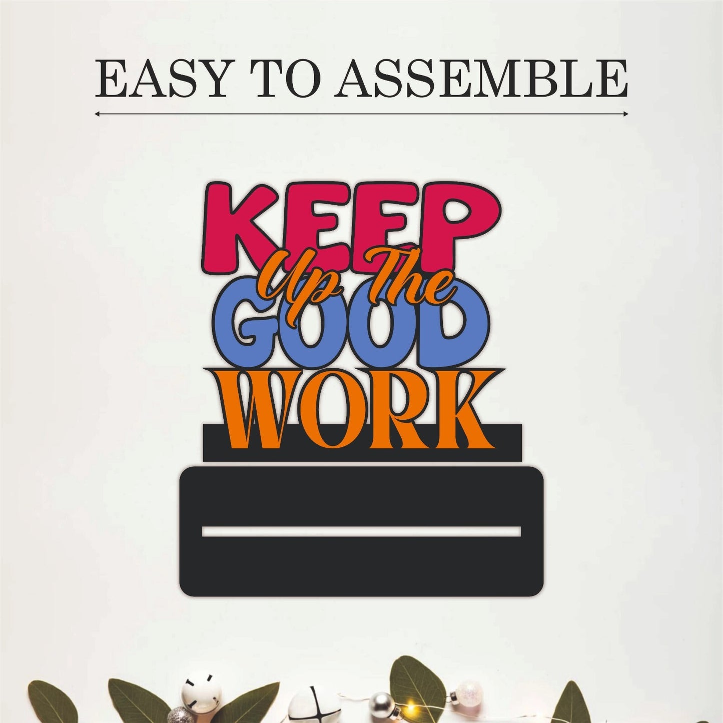 Get Shit Done Funny Motivational Table Top Decor