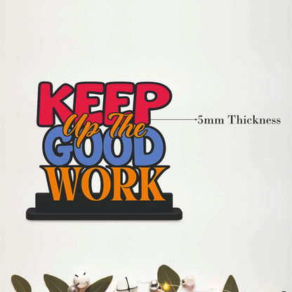 Get Shit Done Funny Motivational Table Top Decor