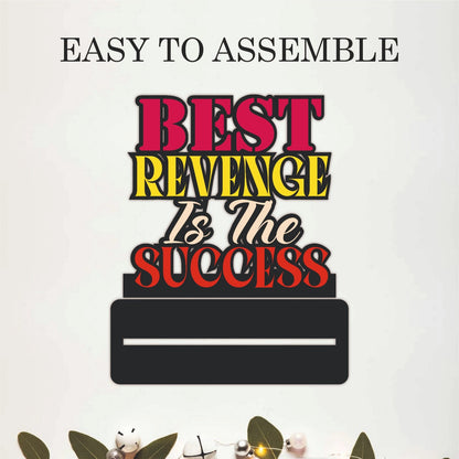 Best Revenge Is Success Motivational Table Top Decor
