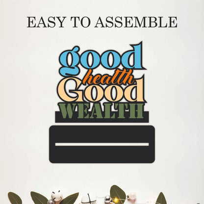 Good Health Good Wealth Inspirational Table Top Decor