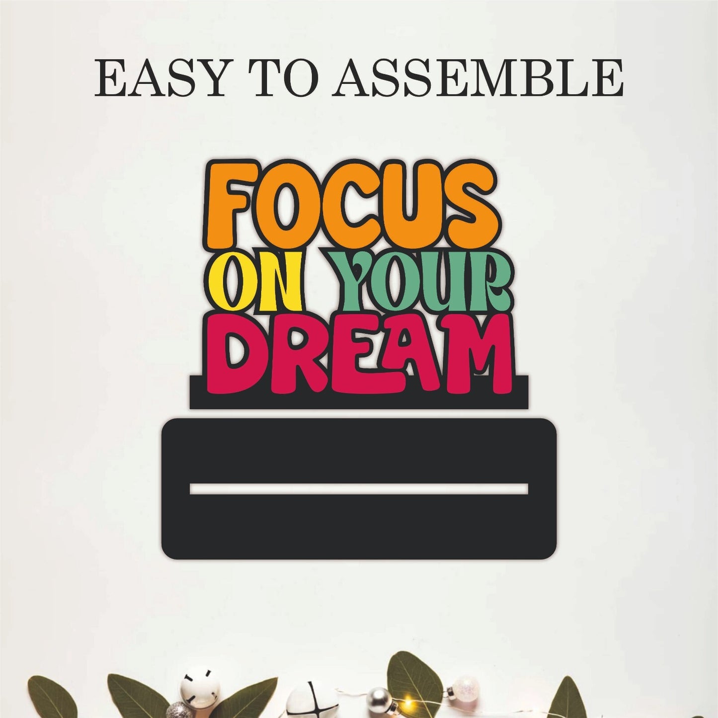 Focus On Your Dream Inspirational Table Top Decor