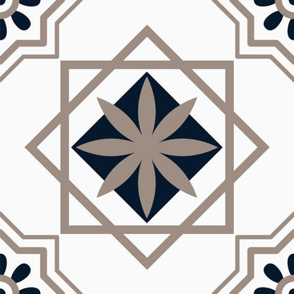 Mosaic Floral Tile Sticker
